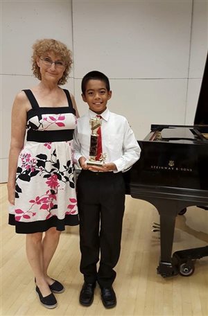 1st place Trophy International Piano Competition